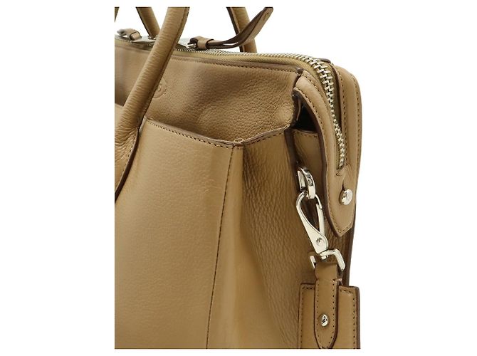 Borsa Tote Tod's in pelle beige - vista 8