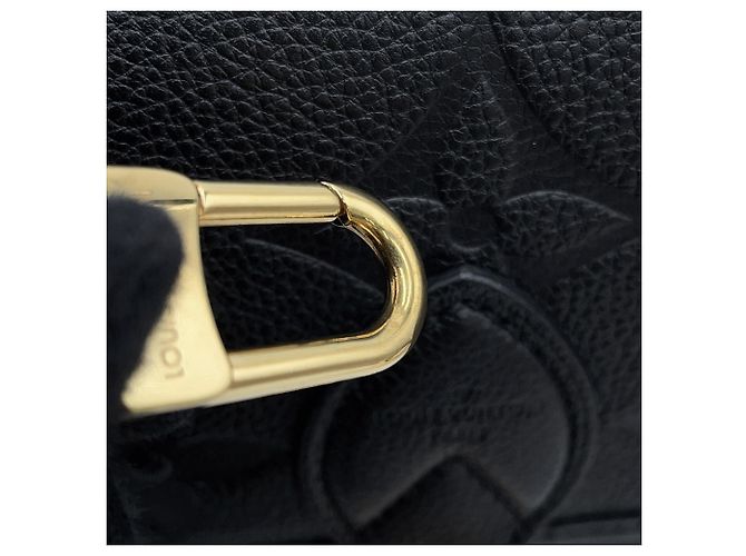 Louis Vuitton Monogram Empreinte Shoulder Bag Black Purple - view 13