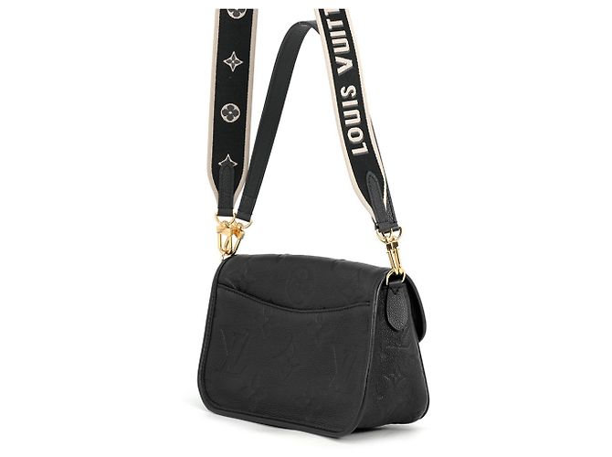 Louis Vuitton Monogram Empreinte Shoulder Bag Black Purple - view 2
