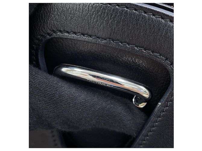 Hermès Borsa Tote Hermes Kara Black Attrage Nero - vista 12