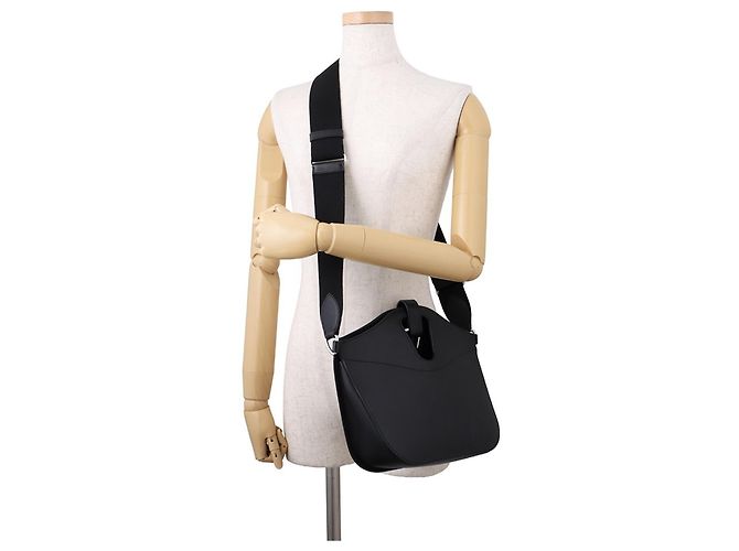 Hermès Borsa Tote Hermes Kara Black Attrage Nero - vista 4