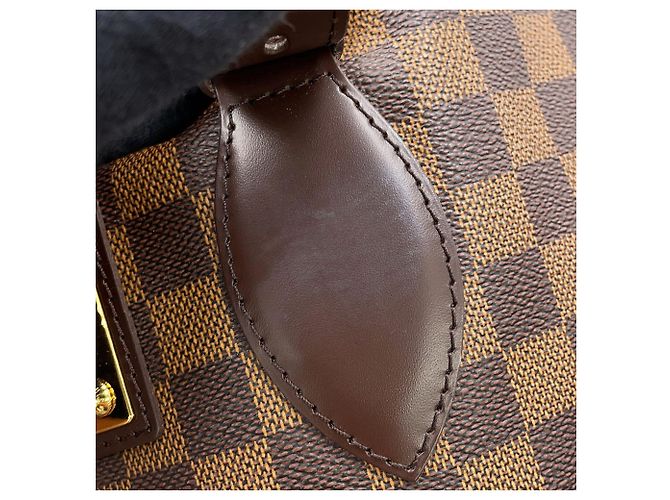 Bolso de hombro Louis Vuitton Damier Ebene Hampstead MM Roja - vista 7
