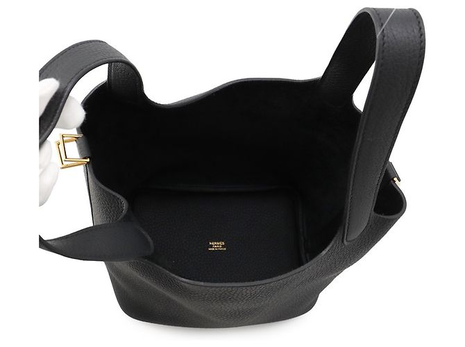 Hermès Hermes Picotin Lock PM Handtasche Schwarz - Ansicht 5