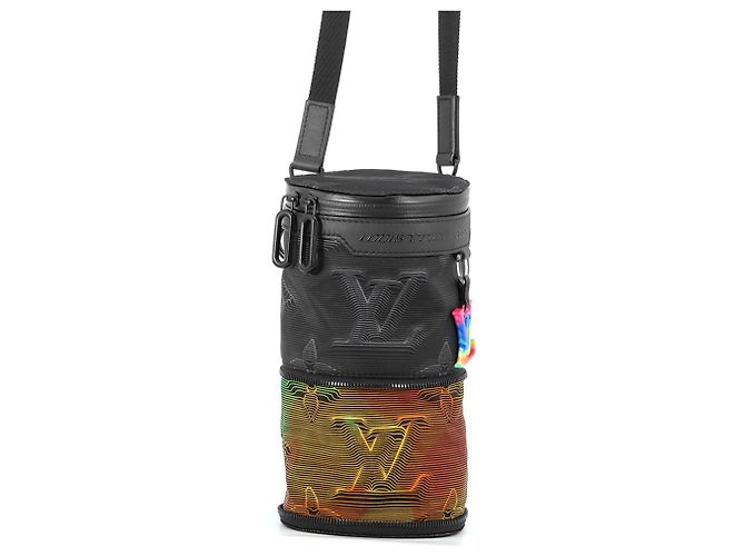 Polochon Bolsa de Ombro Louis Vuitton Monogram Preto - vista 3