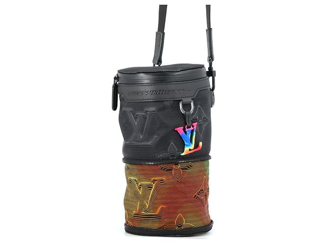 Polochon Bolsa de Ombro Louis Vuitton Monogram Preto - vista 4