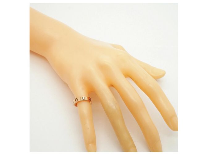 Cartier Mini Love Ring in 18K Roségold mit Diamant - Ansicht 6