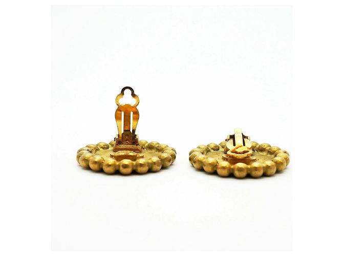 Orecchini a clip Chanel Gold D'oro - vista 3