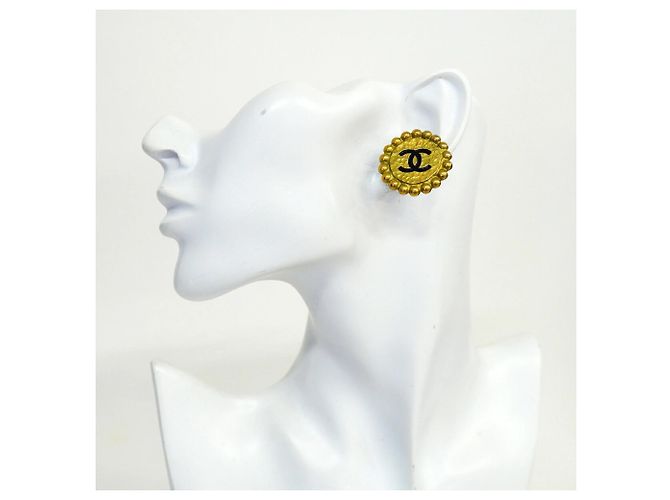 Orecchini a clip Chanel Gold D'oro - vista 5