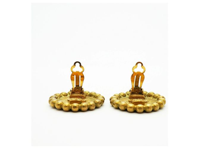 Orecchini a clip Chanel Gold D'oro - vista 6