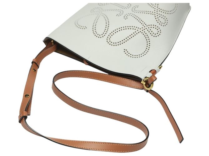 Gate Borsa a tracolla Loewe in vitello grigio Marrone - vista 10