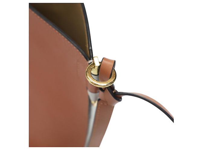 Gate Borsa a tracolla Loewe in vitello grigio Marrone - vista 12