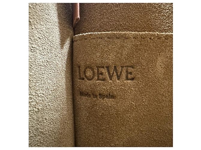 Gate Borsa a tracolla Loewe in vitello grigio Marrone - vista 14