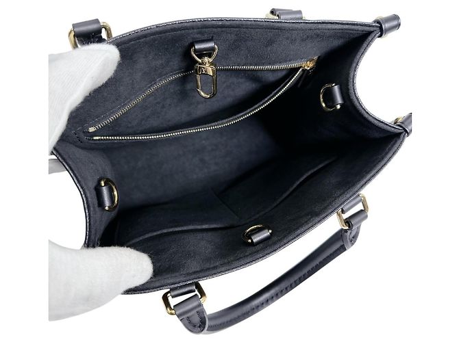 Borsa Tote Louis Vuitton OnTheGo PM Nero - vista 10
