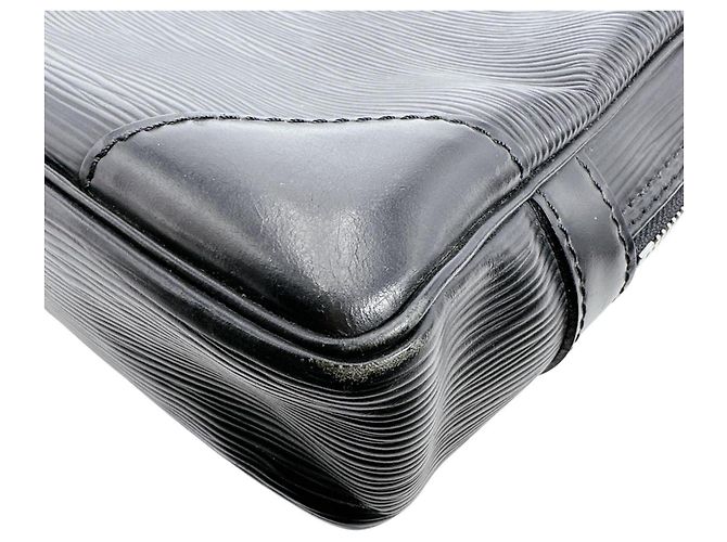 Pasta de Documentos Louis Vuitton em Couro Epi Preto - vista 8