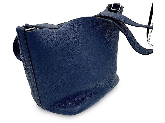 Hermès Hermes Picotin Lock PM Handtasche Blau - Ansicht 13