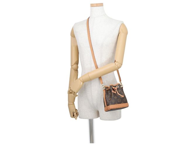 Louis Vuitton Monogram Nano Noe Handtasche Braun - Ansicht 5