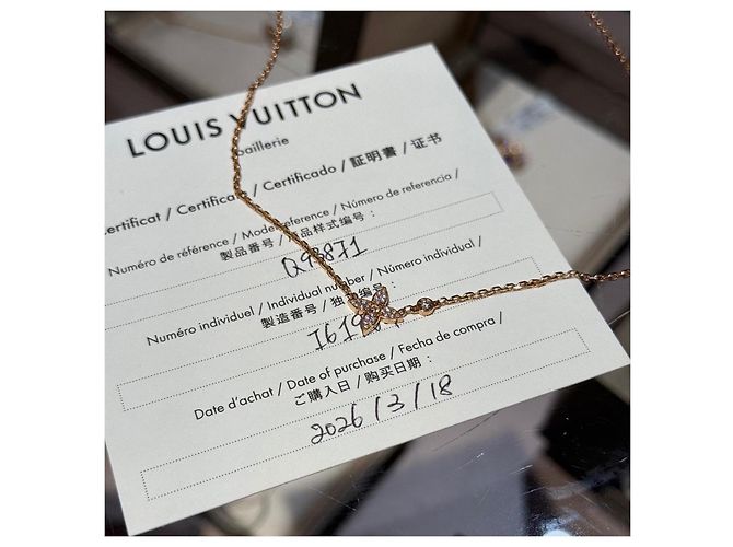 Collana Louis Vuitton Idylle Blossom Diamanti D'oro - vista 5