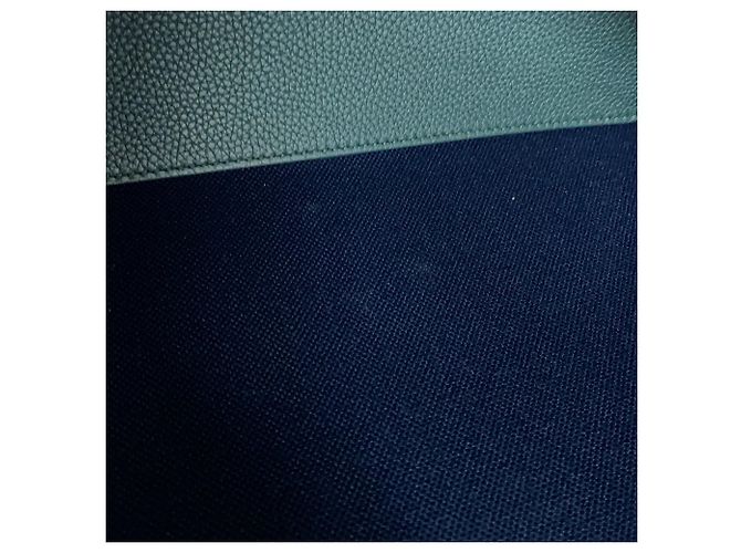 Hermès Borsa Tote Hermes Kara in pelle Togo Blu - vista 11