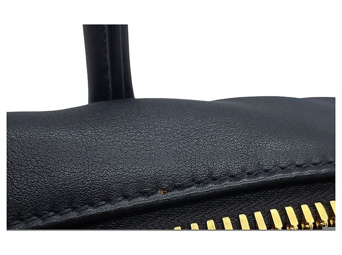 Borsa Tote in pelle Miu Miu Nero - vista 10