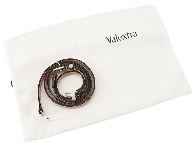 Bolsa de mão Valextra Micro Iside em couro com ponto blanket Rosa - vista 14