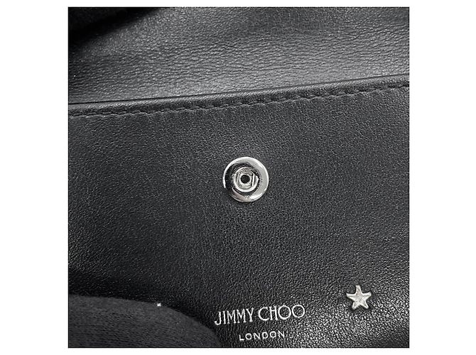 Portafoglio tri-fold con borchie Jimmy Choo Nemo Nero - vista 13