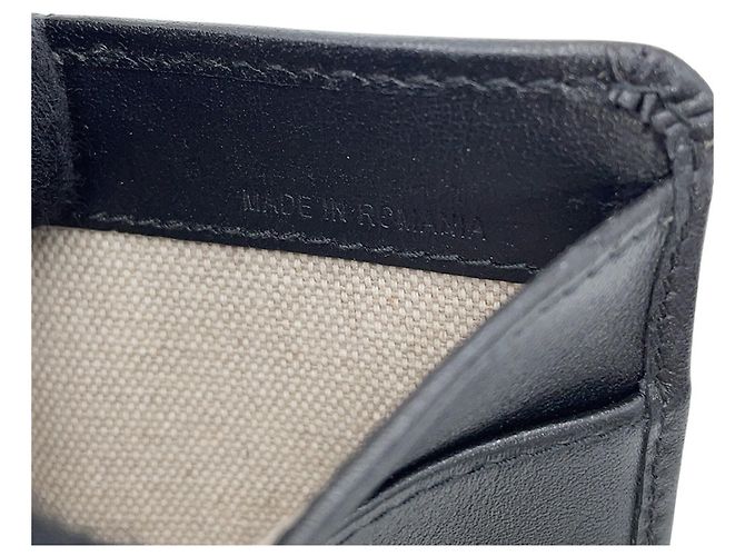 Portafoglio tri-fold con borchie Jimmy Choo Nemo Nero - vista 15
