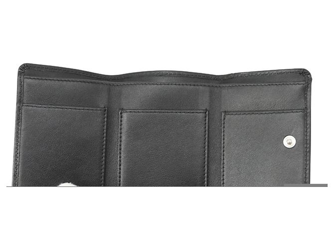 Portafoglio tri-fold con borchie Jimmy Choo Nemo Nero - vista 4
