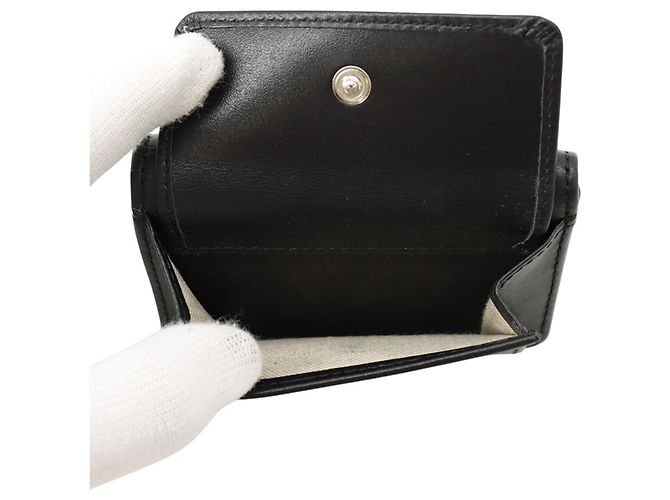 Portafoglio tri-fold con borchie Jimmy Choo Nemo Nero - vista 6