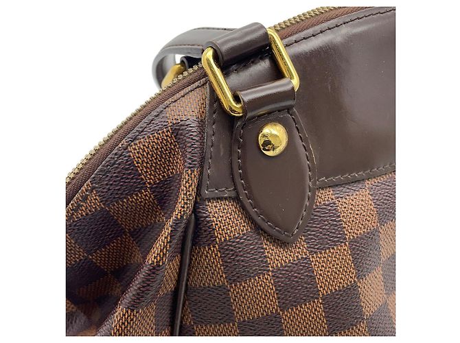 Louis Vuitton Damier Ebene Verona PM Handtasche Rot - Ansicht 11