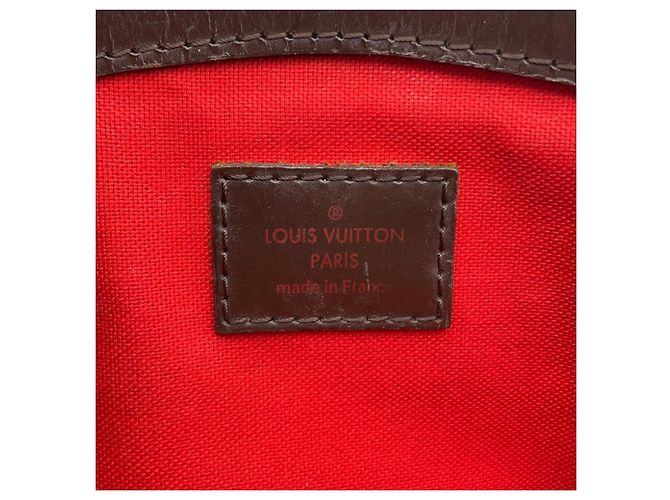 Louis Vuitton Damier Ebene Verona PM Handtasche Rot - Ansicht 16