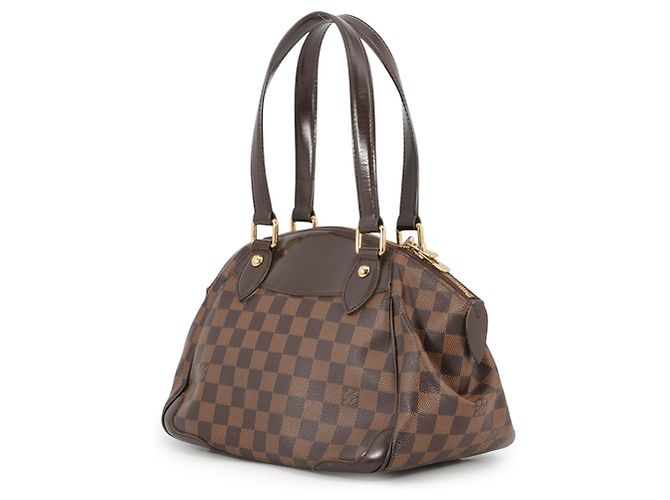 Louis Vuitton Damier Ebene Verona PM Handtasche Rot - Ansicht 2