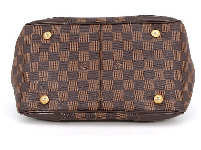 Louis Vuitton Damier Ebene Verona PM Handtasche Rot - Ansicht 3