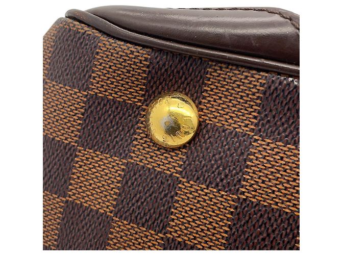 Louis Vuitton Damier Ebene Verona PM Handtasche Rot - Ansicht 8