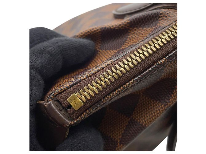 Louis Vuitton Damier Ebene Verona PM Handtasche Rot - Ansicht 9