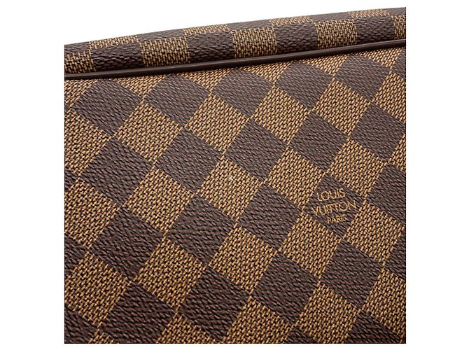 Louis Vuitton Damier Ebene Belem MM Schultertasche Rot - Ansicht 6