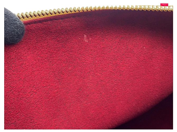 Borsa Louis Vuitton Monogram Multicolor Speedy 30 Bianco Rosso - vista 13