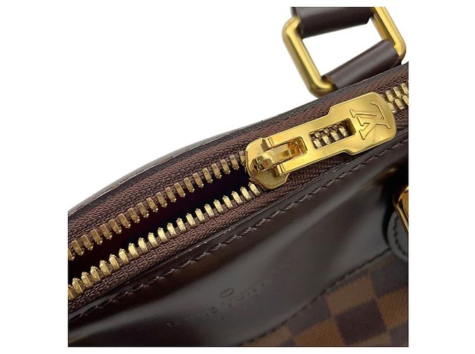 Borsa Louis Vuitton Damier Ebene Verona PM Rosso - vista 13