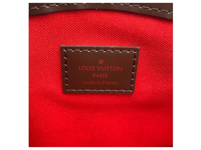 Borsa Louis Vuitton Damier Ebene Verona PM Rosso - vista 16