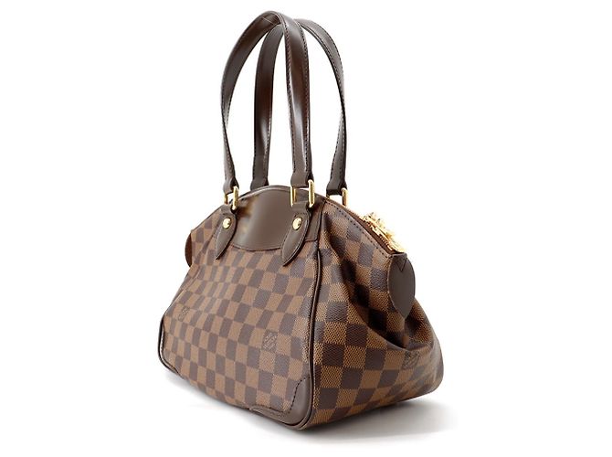 Borsa Louis Vuitton Damier Ebene Verona PM Rosso - vista 2