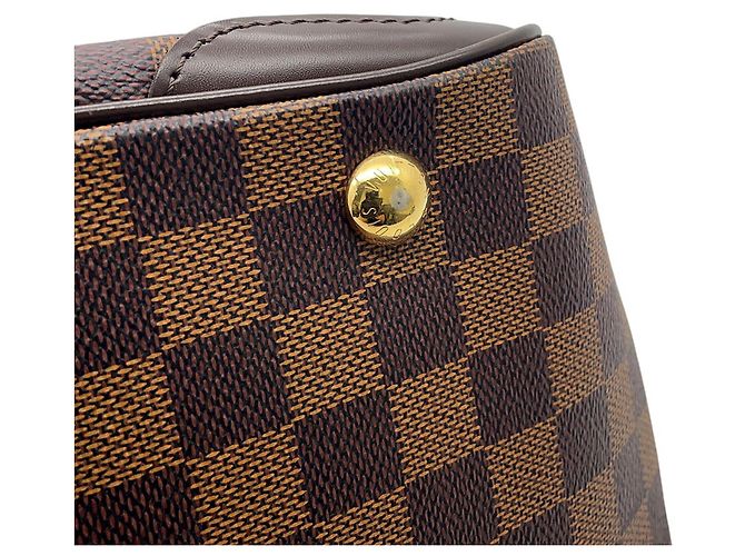 Borsa Louis Vuitton Damier Ebene Verona PM Rosso - vista 8