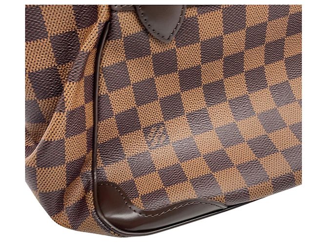 Borsa Louis Vuitton Damier Ebene Verona PM Rosso - vista 9