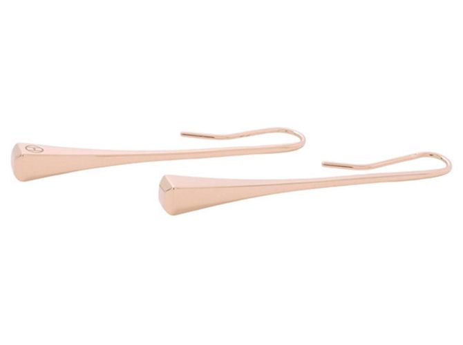 Hermès Hermes 18K Pink Gold Stecker-Ohrringe - Ansicht 2