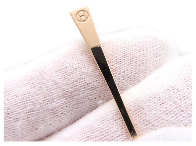 Hermès Hermes 18K Pink Gold Stecker-Ohrringe - Ansicht 5