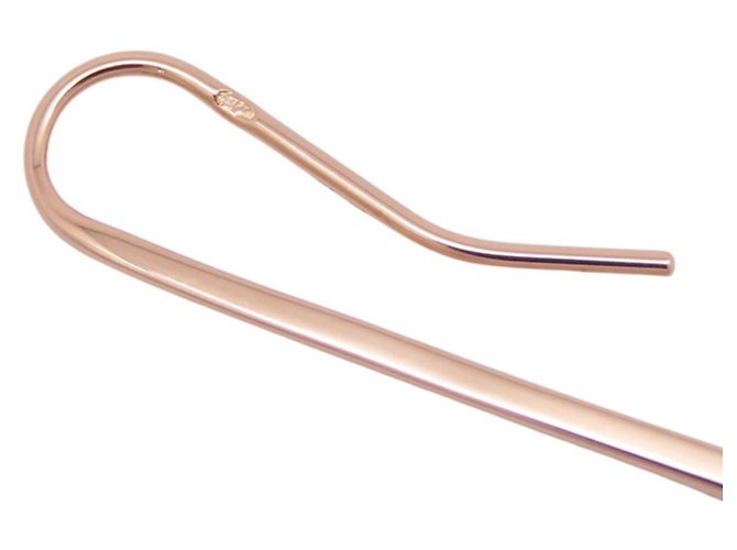 Hermès Hermes 18K Pink Gold Stecker-Ohrringe - Ansicht 9