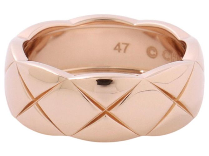 Anillo Chanel Coco Crush Medium en oro rosa 18K - vista 2
