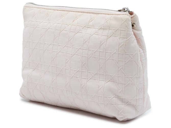 Autre Marque Dior Cannage Canvas Pouch in Rosa Pink - Ansicht 2
