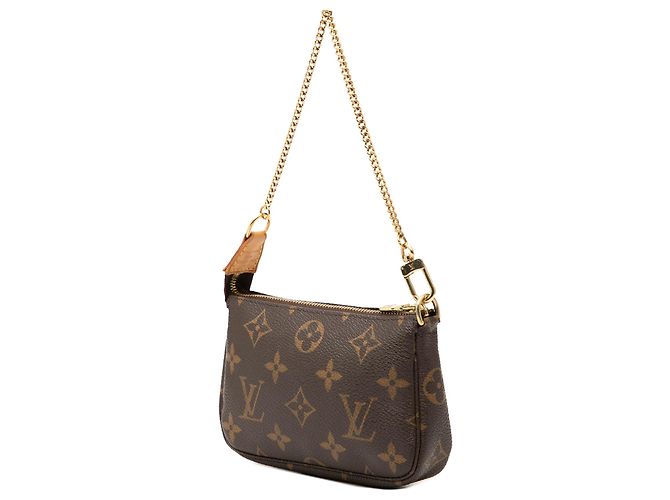 Louis Vuitton Brown Monogram Mini Pochette Accessoires Marrom - vista 2
