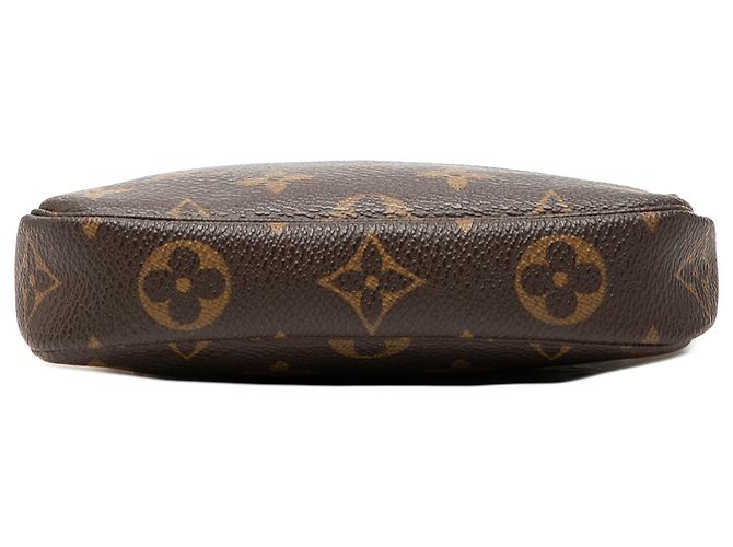 Louis Vuitton Brown Monogram Mini Pochette Accessoires Marrom - vista 3