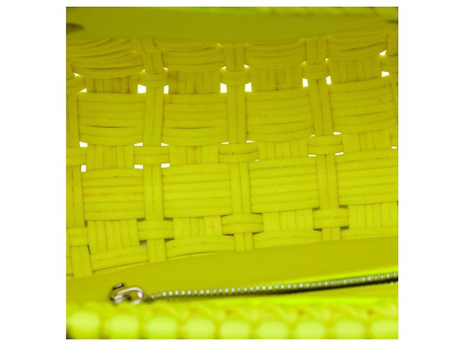 Borsa Cesto Bistro Balenciaga in ecopelle gialla XXS Giallo - vista 4