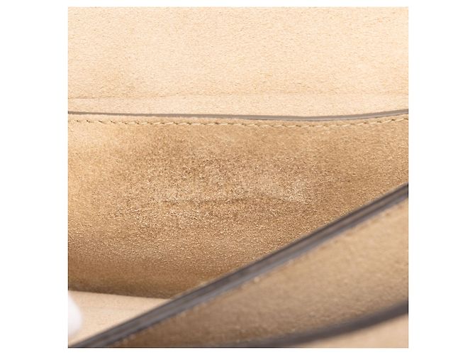 Chloé Faye Crossbody Small in Camoscio e Vitello Marrone Taupe - vista 5